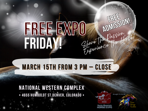 Free Expo Admission – Friday, March 15th
