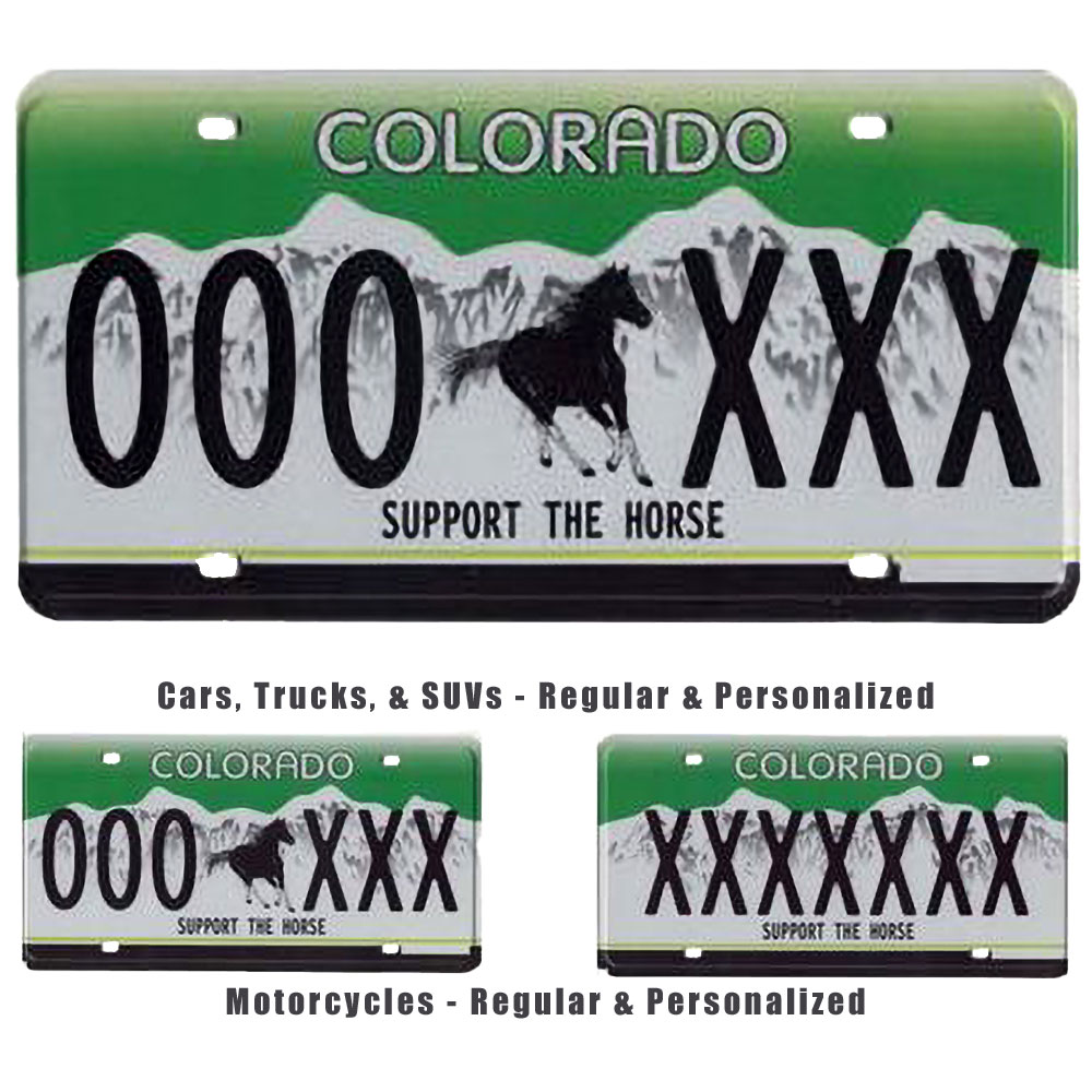 Support the Horse License Plates